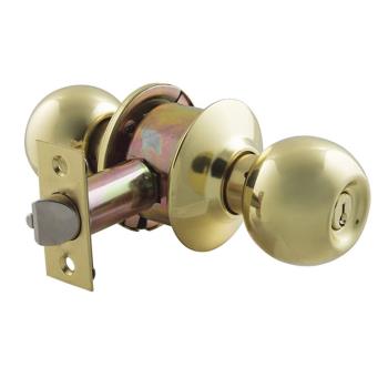 廣安牌 9700型 (三支鎖匙) 60 mm 喇叭鎖 臥室鎖門用 青銅金色