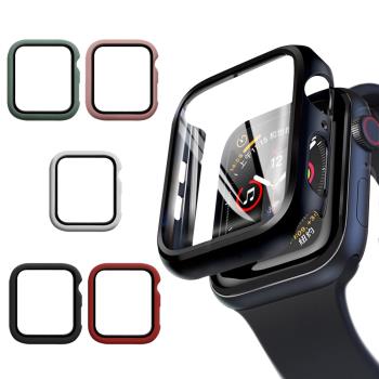 CITYBOSS for Apple watch一體成形式玻璃加保護殻-42mm