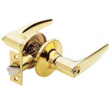 廣安牌LH700 水平鎖 60 mm 金色 (有鑰匙) 管型扳手鎖 水平把手 客廳鎖 板手鎖 辦公室 臥室門用