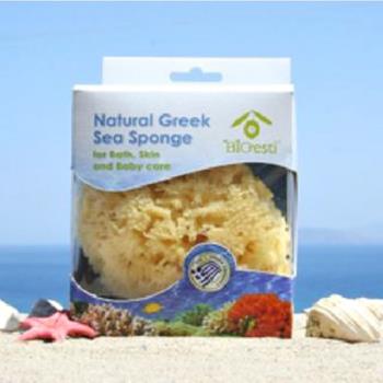 希臘BIOESTI-地中海天然海綿3.4-4吋一入(洗臉卸妝用)
