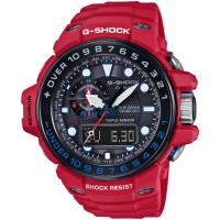 CASIO G-SHOCK GULFMASTER 極限時空太陽能GPS電波男錶-紅黑(GWN-1000RD-4A)