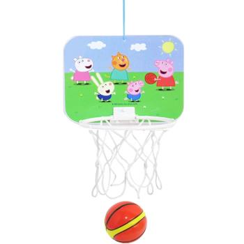 粉紅豬小妹佩佩豬投籃籃球玩具組 608771【卡通小物】