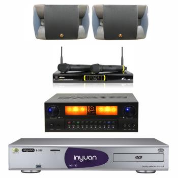 音圓 S-2001 N2-120伴唱機4TB+KARMEN X6擴大機+OK-9D II無線麥克風+P-500主喇叭