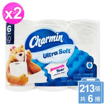Charmin超柔軟捲筒衛生紙(213張x6捲) x2袋