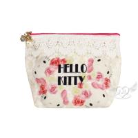 HELLO KITTY絨布化妝包收納包(121622)【卡通小物】