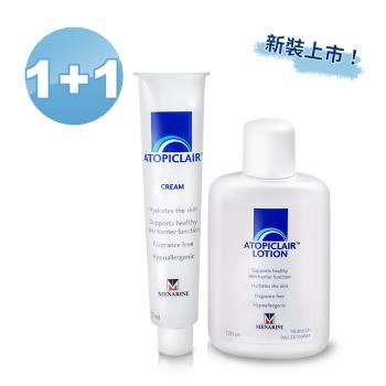 ATOPICLAIR愛妥麗保濕敷料 乳液120ml×1+乳霜100ml×1(原裝進口)