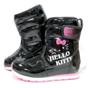 HELLO KITTY兒童靴子太空靴黑色29-36號 8選1(95711710)【卡通小物】