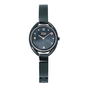 NATURALLY JOJO浪漫星空晶鑽腕錶-JO96971-88F(極致黑/31mm)