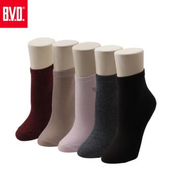 【BVD】1/2細針少女襪4雙組(BW303襪子-短襪)