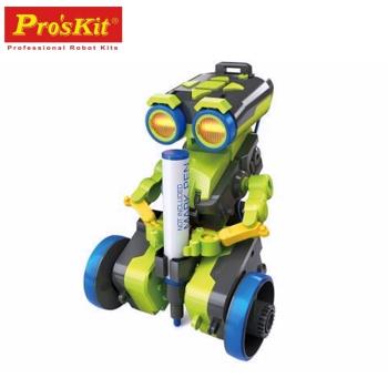 台灣製造Proskit寶工3合1按鍵編程機器人GE-897(齒輪原理;掃地機器人/小畫家/神射手)Programming程式設計科學玩具科玩