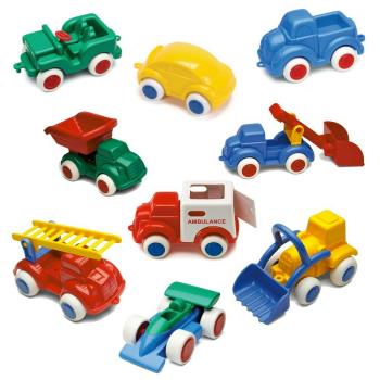 瑞典Viking Toys維京玩具-彩色玩具車2入組(款式隨機)