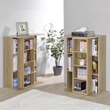 好傢俱 小尺寸雙排活動書櫃二入 大容量書櫃 寬60cm