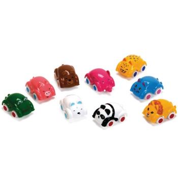 瑞典Viking Toys維京玩具-動物小車3入組(款式隨機)
