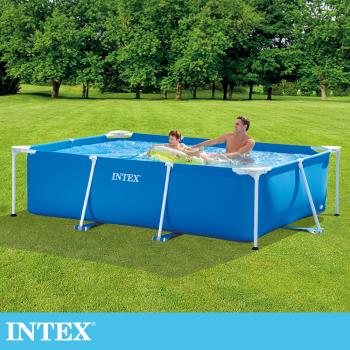 INTEX 簡易裝長方型框架游泳池/戲沙池260x160x65cm(2282L) 6歲+(28271)