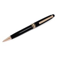 MONTBLANC萬寶龍 Meisterstuck系列經典原子筆 黑x玫瑰金 112679