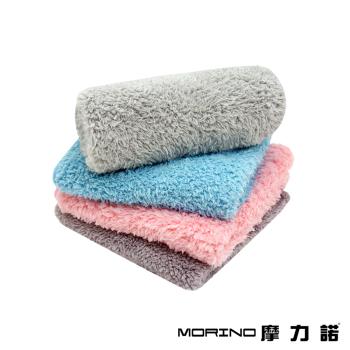 【MORINO】抗菌防臭超細纖維簡約方巾(1入)