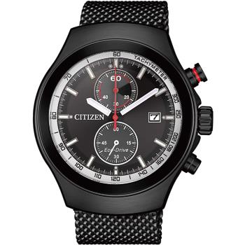 CITIZEN 星辰 光動能計時時尚腕錶 CA7015-82E