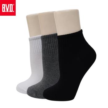 【BVD】1/2中性休閒襪4雙組(B221襪子-短襪)