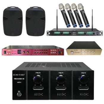 商業空間音響 AMP-6+REV-9800PRO+ACT-314 PLUS+FBC-6800+PA-15 PRO