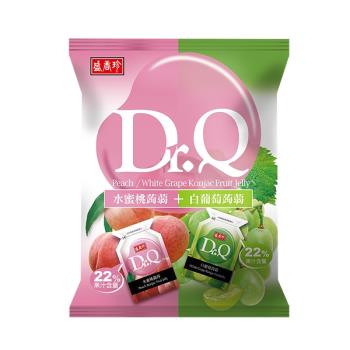 【盛香珍】DR.Q雙味蒟蒻(水蜜桃+白葡萄)420g(約21-22小包)