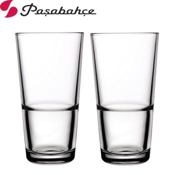 【Pasabahce】強化玻璃GRANDE-S可疊式冷飲杯480cc-二入組
