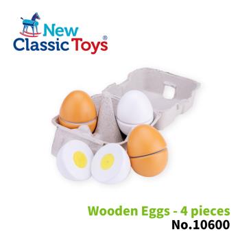荷蘭New Classic Toys 盒裝雞蛋切切樂4顆 10600