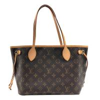 【Louis Vuitton】展示品 Monogram Neverfull 肩背包-PM(M40155-咖)