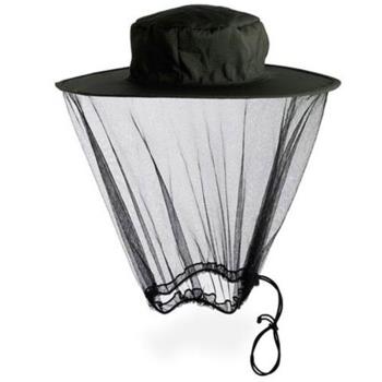 PUSH!戶外用品防蚊蟲網紗帽釣魚帽養蜂防護帽防蚊網罩P135二入