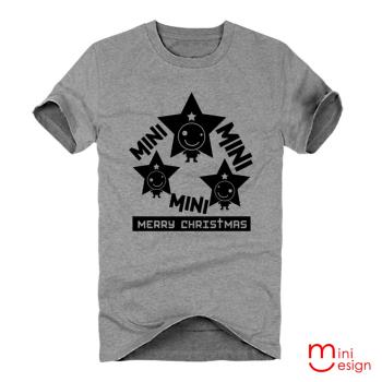 Minidesign-Mini聖誕星星人潮流設計短T 五色