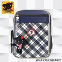 (UnMe)台灣製專櫃書包/減壓書包/中高年級適用(藍格3214)