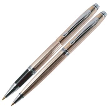 PLATINUM 日本白金 包金鋼珠筆+原子筆對筆組 WKG800+BKG800