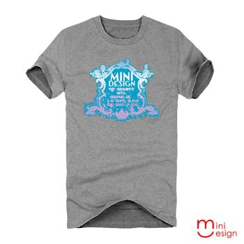 Minidesign-MINI歐風繪飾潮流設計短T 五色