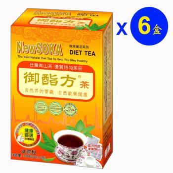 御酯方茶 自然養生系列 六入組(3.3克x60茶包x6盒)