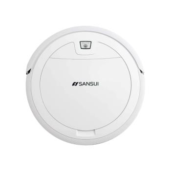 SANSUI山水超薄美型WIFI智能濕拖掃地機器人SC-W7