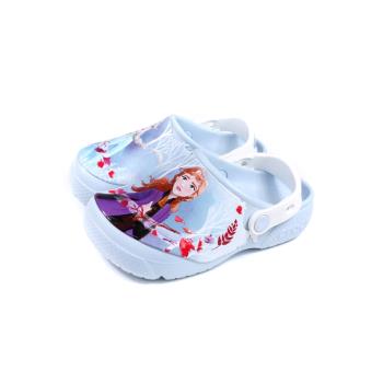 Crocs x Disney Frozen II 冰雪奇緣2 涼鞋 前包後空 防水 粉藍色 小童 童鞋 206165-4JQ no018