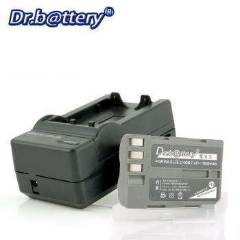 Dr.battery電池王 for Nikon EN-EL3E 高容量鋰電池+充電器組