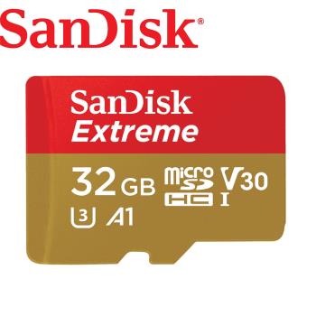 SanDisk Extreme Micro SDHC UHS-I ( A1)(V30) 32G 記憶卡[公司貨]