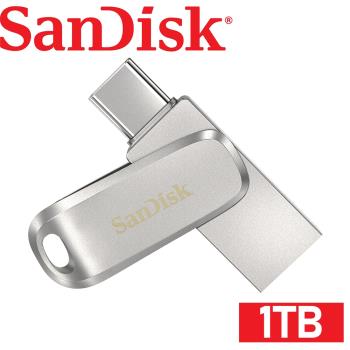 SanDisk 1TB隨身碟 SDDDC4 Ultra USB Type C+A雙用隨身碟(USB3.1/高速讀寫400M)