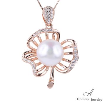 【幸福珠寶】天然頂級珍珠奧黛莉設計款(頂級珍珠義大利高端工藝鑲嵌)