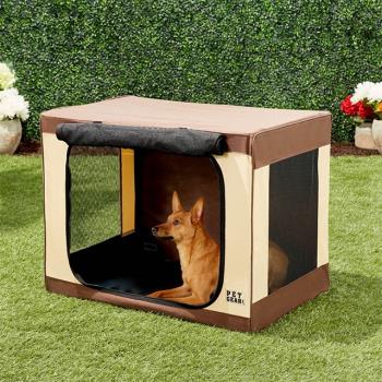美國 Pet Gear 方型舒適摺疊屋-TL-5036SA Travel Lite Soft Crate Cage (L)