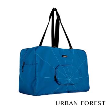 URBAN FOREST都市之森 樹-摺疊旅行包/旅行袋 深海藍