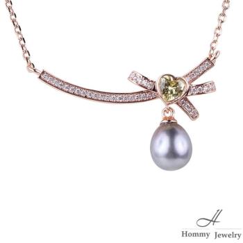 【幸福珠寶】蒂芬妮天然孔雀珍珠項鍊