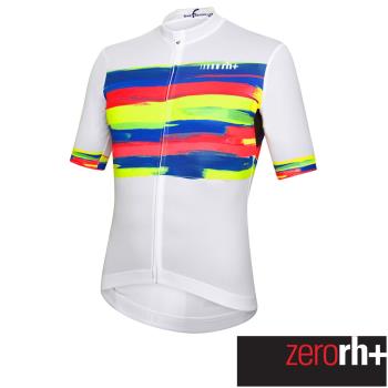 ZeroRH+ 義大利MONDIALE系列男仕專業自行車衣(白色) ECU0708_93P