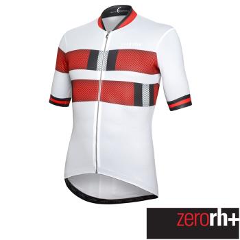 ZeroRH+ 義大利SNAKE系列男仕專業自行車衣(白色) ECU0707_90P