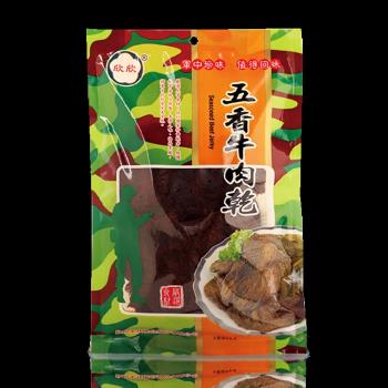 【欣欣】美味ㄕㄨㄚˋ嘴五香牛肉乾(180g/3包組)
