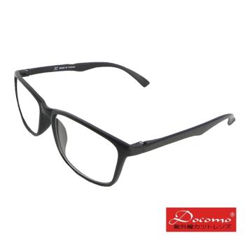 【Docomo專業平光太陽眼鏡】質感框體設計 抗紫外線UV400 時尚質感潮流眼鏡 兩種顏色可選