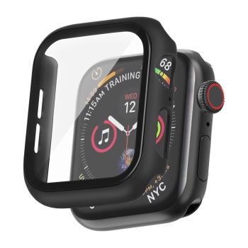 IN7 Apple Watch手錶防摔電鍍保護殼 PC+鋼化膜 保護套-44mm