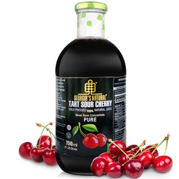 Georgia酸櫻桃原汁(750ml/瓶) 非濃縮還原果汁 x6瓶