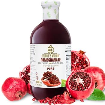 Georgia紅石榴原汁(750ml/瓶) 非濃縮還原果汁 x6瓶