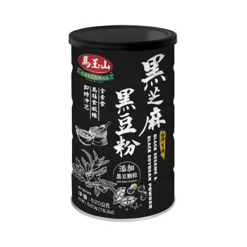 馬玉山 黑芝麻黑豆粉520g(鐵罐)